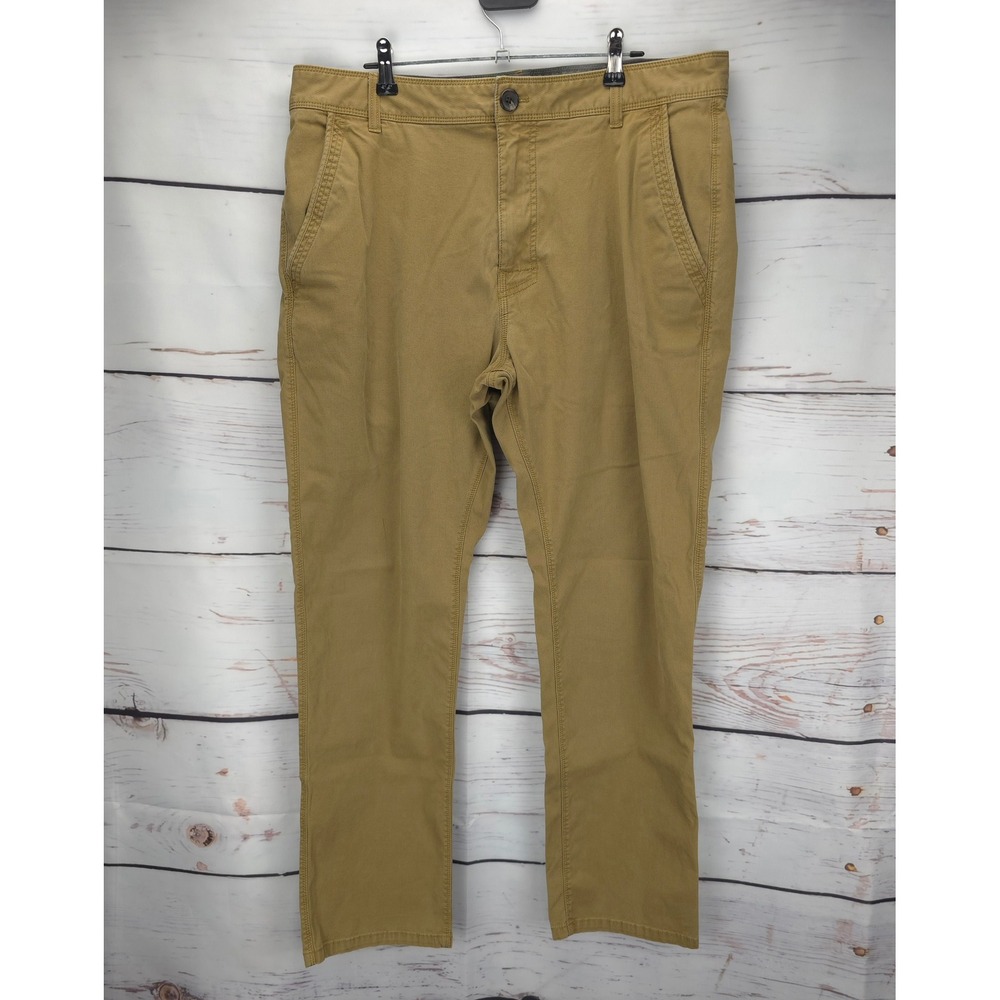 Prana Straight Fit Khaki Chino Pants Mens Size 36 Casual‎ Outdoor